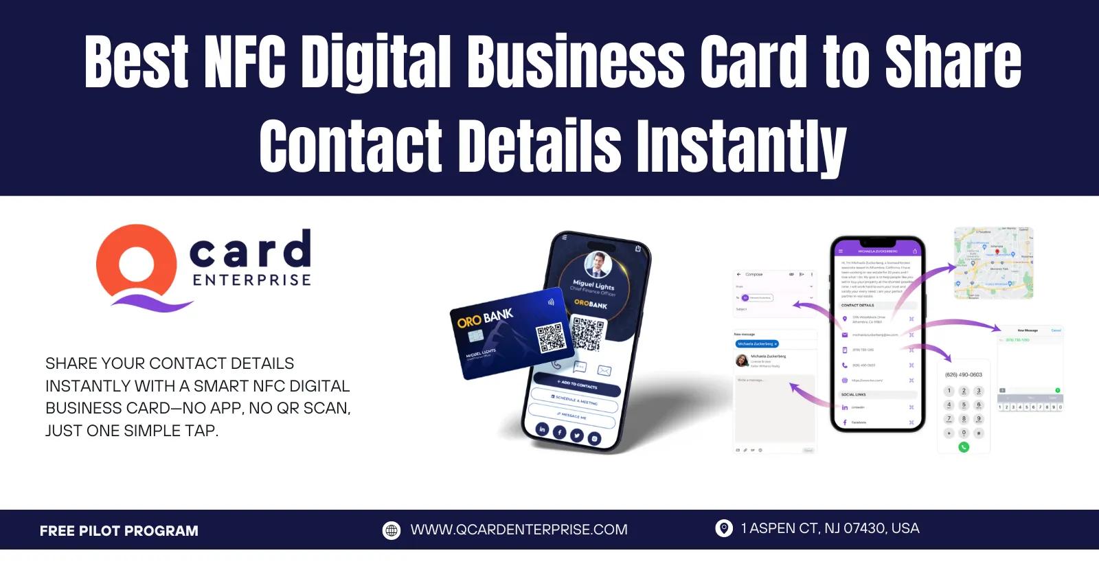 Looking for the Best NFC Digital Business Card? Here’s Why QCard Stands Out